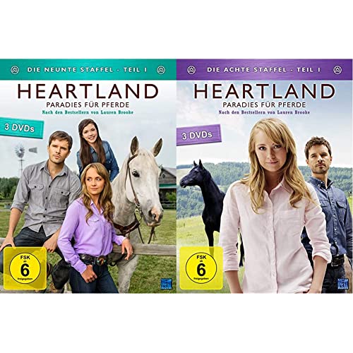 Heartland - Paradies für Pferde: Staffel 9.1 (Episode 1-9) [3 DVDs] & Heartland - Paradies für Pferde: Staffel 8.1 (Episode 1-9) [3 DVDs] von KSM