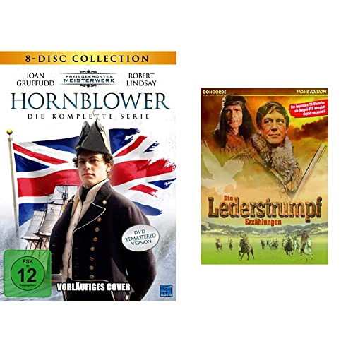 Hornblower - Die komplette Serie [8 DVDs] & Die Lederstrumpf Erzählungen (2 DVDs) - Die legendären TV-Vierteiler von KSM