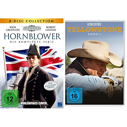 Hornblower - Die komplette Serie [8 DVDs] & Yellowstone - Staffel 01 (DVD) von KSM