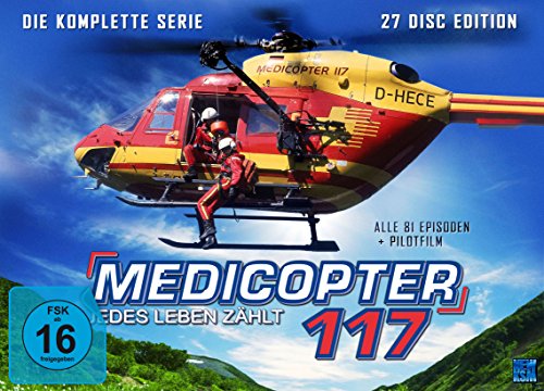 Medicopter 117 - Jedes Leben zählt - Limitierte Gesamtedition (alle 81 Épisoden + Pilotfilm) [27 DVDs] von Plaion Pictures