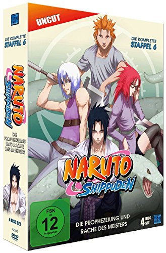 Naruto Shippuden, Staffel 6: Die Prophezeiung und Rache des Meisters (Episoden 333-363, uncut) [4 DVDs] von KSM