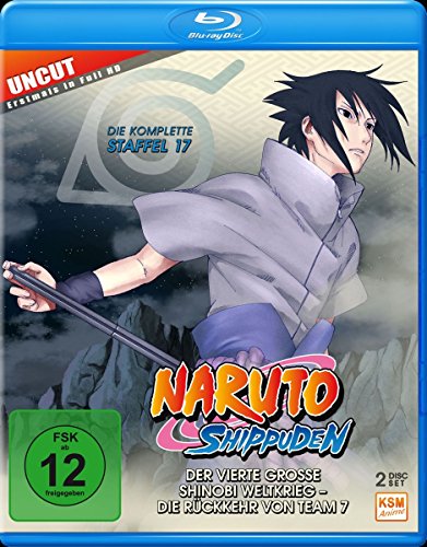 Naruto Shippuden - Der vierte große Shinobi Weltkrieg - Die Rückkehr von Team 7 - Staffel 17: Folgen 582-592 - Uncut [Blu-ray] von KSM
