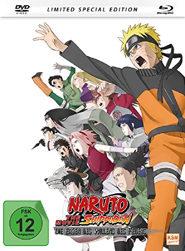 Naruto Shippuden - Die Erben des Willens des Feuers - The Movie 3 Mediabook [DVD + Blu-ray] [Special Edition] von KSM