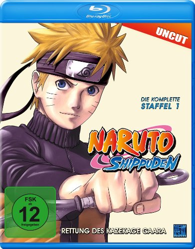 Naruto Shippuden - Staffel 1: Rettung des Kazekage Gaara (Uncut) [Blu-ray] von KSM