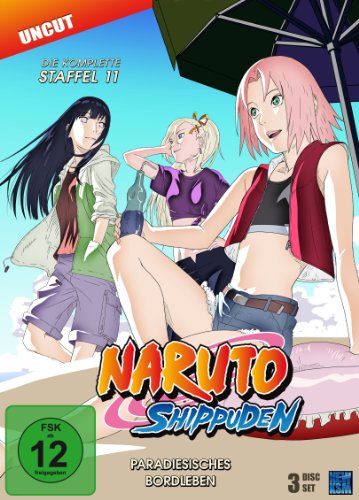 Naruto Shippuden - Staffel 11: Paradiesisches Bordleben (Episoden 443-462, uncut) [3 DVDs] , 3 Stück (1er Pack) von KSM