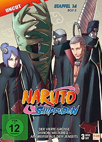 Naruto Shippuden - Staffel 14 - Box 2 (Folgen 529-540, Uncut) [3 Disc Set] von KSM