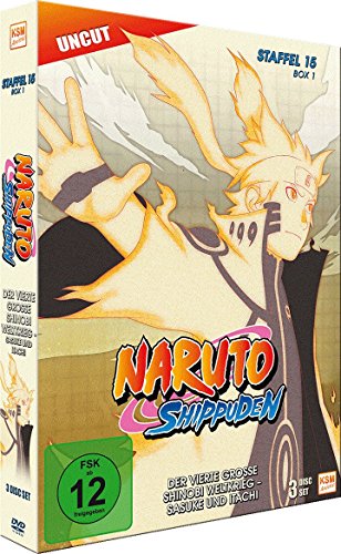 Naruto Shippuden - Staffel 15 - Box 1 (Folgen 541-554, Uncut) [3 Disc Set] von KSM