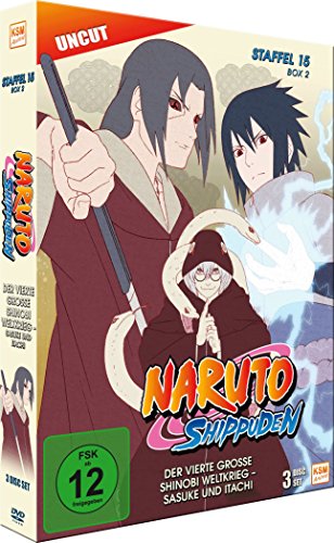 Naruto Shippuden - Staffel 15 - Box 2 (Folgen 555-568, Uncut) [3 Disc Set] von KSM
