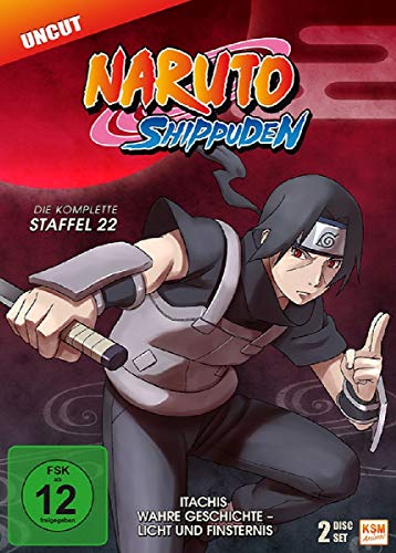 Naruto Shippuden - Staffel 22: Itachis wahre Geschichte - Licht und Finsternis (Folgen 671-678) [2 DVDs] von PLAION PICTURES