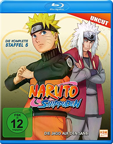Naruto Shippuden - Staffel 5: Die Jagd auf den Sanbi - Uncut [Blu-ray] von KSM