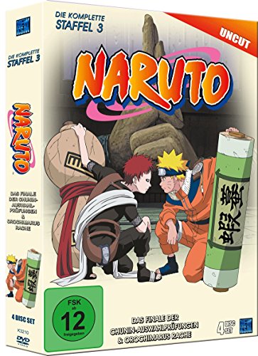 Naruto - Staffel 3: Das Finale der Chunin-Auswahlprüfungen & Orochimarus Rache (Episoden 53-80, uncut) [4 DVDs] von KSM