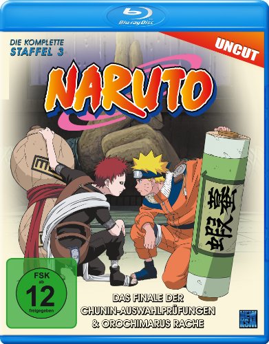 Naruto - Staffel 3: Das Finale der Chunin-Auswahlprüfungen & Orochimarus Rache (Episoden 53-80, uncut) [Blu-ray] von KSM