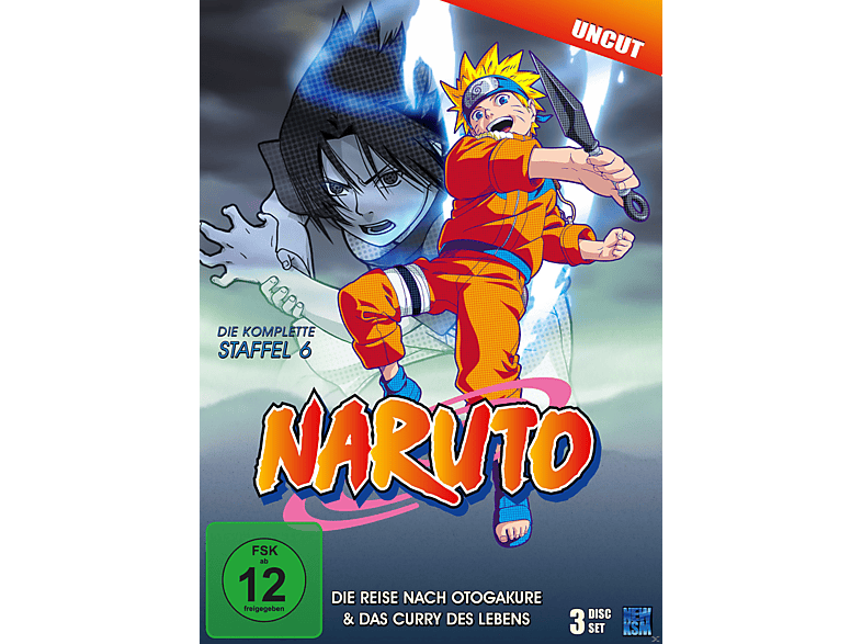 Naruto - Staffel 6 Die Reise nach Otogakure & Das Curry des Lebens (Folge 136-157) DVD von KSM