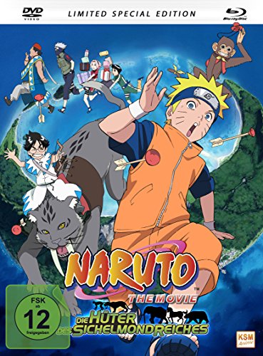 Naruto the Movie 3 - Die Hüter des Sichelmondreiches - Limited Special Edition - Mediabook (DVD+Blu-ray) von PLAION PICTURES