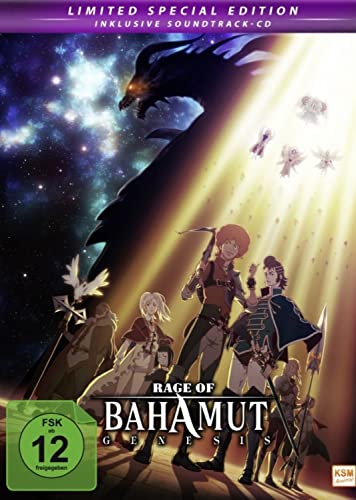 Rage of Bahamut: Genesis Limited Edition (Folge 01-Folge 12 und Special #6.5) incl. Soundtrack (15 Songs) & nummerierter J-Card im (3 Disc Mediabook ... Booklet) [3 DVDs] von Plaion Pictures