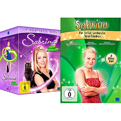 Sabrina - Total verhext! - Gesamtbox (Staffel 1-7) [31 DVDs] & Sabrina - Die total verhexte Spielfilmbox (3 Discs) [Exklusiv bei Amazon] von KSM