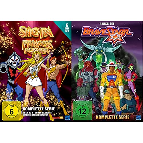 She-Ra - Princess of Power - Die komplette Serie [6 Disc Set] & Bravestarr - Gesamtbox inkl. Legende - New Edition [4 DVDs] von KSM