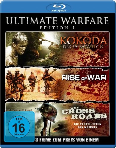 Ultimate Warfare - Edition 1 (Kokoda - Das 39. Bataillon / Rise Of War / The Cross Roads - Die Verfluchten des Krieges) [Blu-ray] [Collector's Edition] von KSM