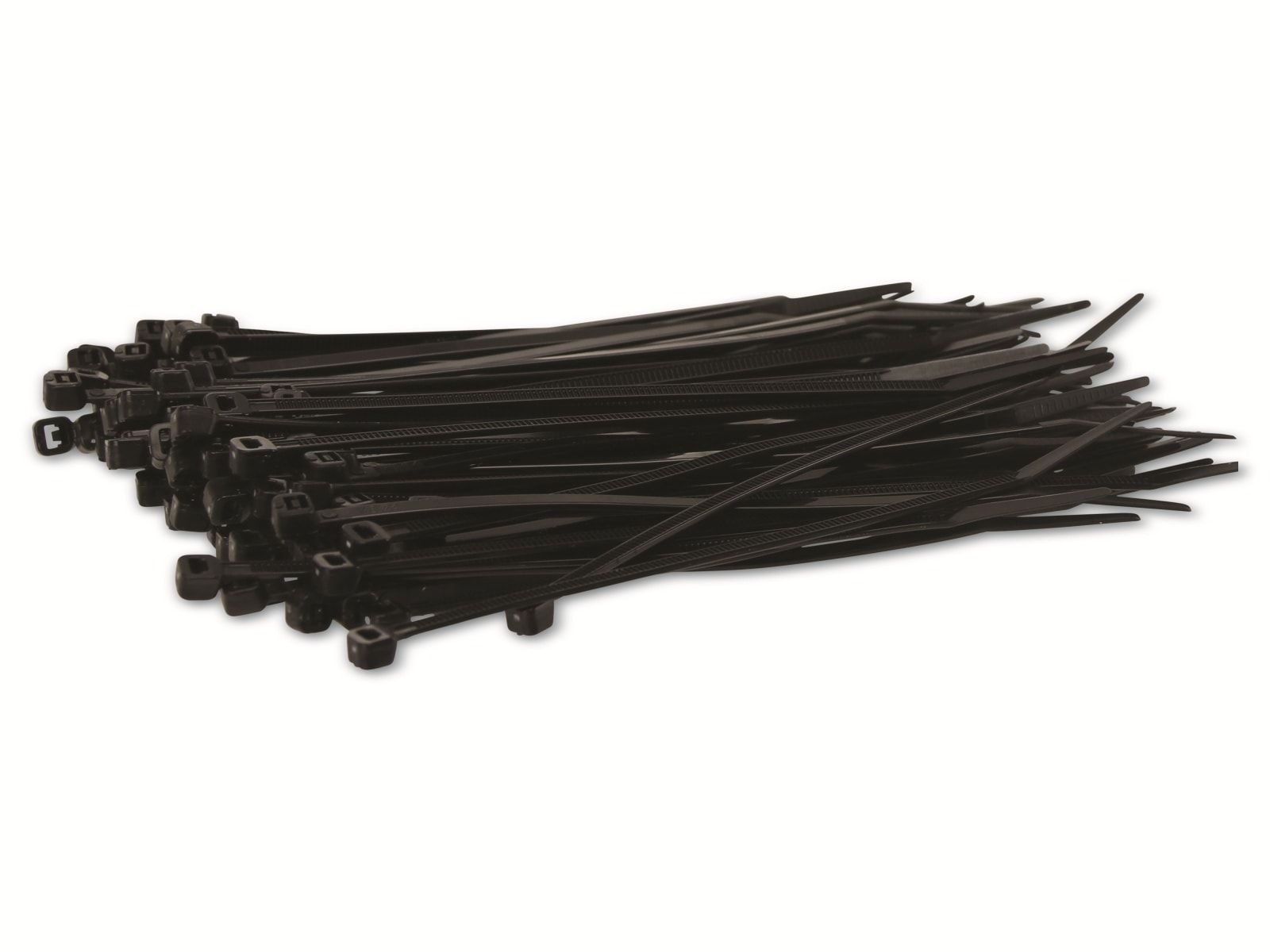 KSS Kabelbinder-Sortiment Polyamid 6.6, schwarz, 150x3,6, UV-beständig, 100 Stück von KSS