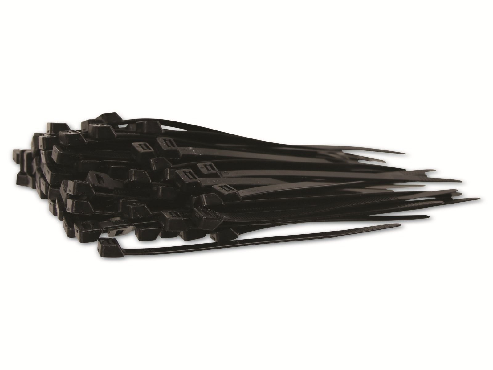 KSS Kabelbinder-Sortiment Polyamid 6.6, schwarz, 150x7,6, UV-beständig, 100 Stück von KSS