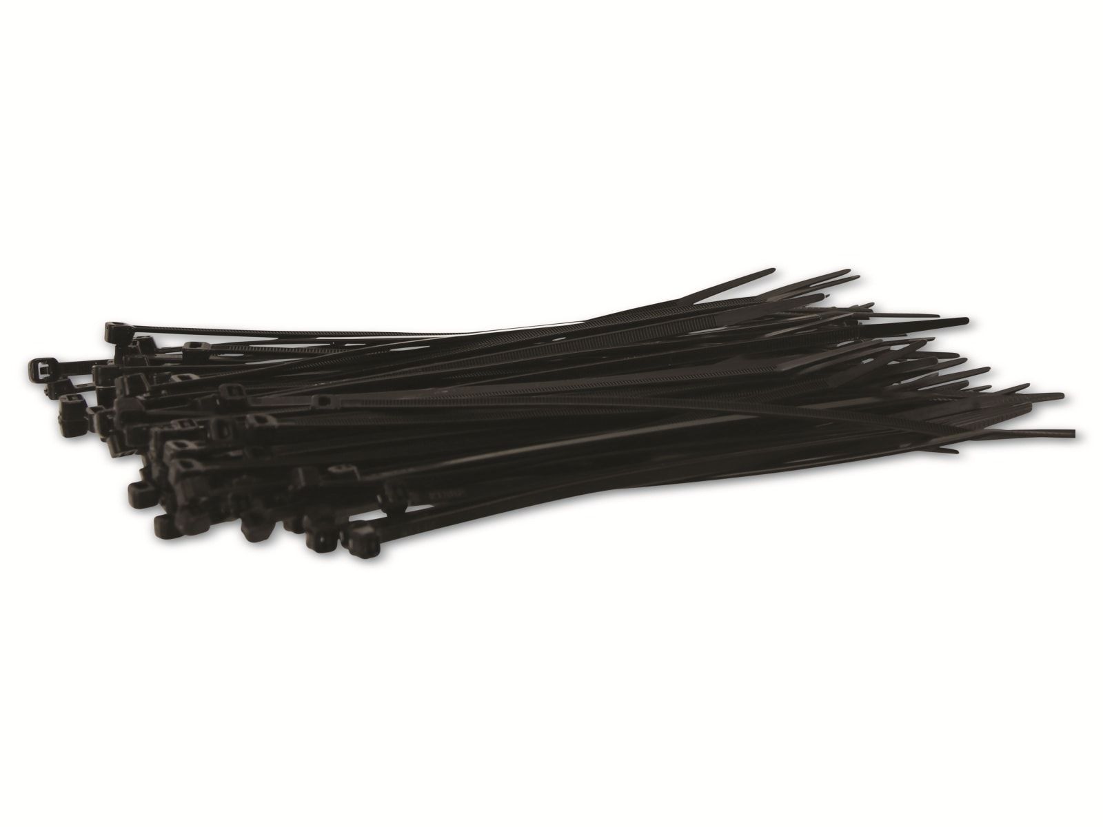 KSS Kabelbinder-Sortiment Polyamid 6.6, schwarz, 180x3,6, UV-beständig, 100 Stück von KSS