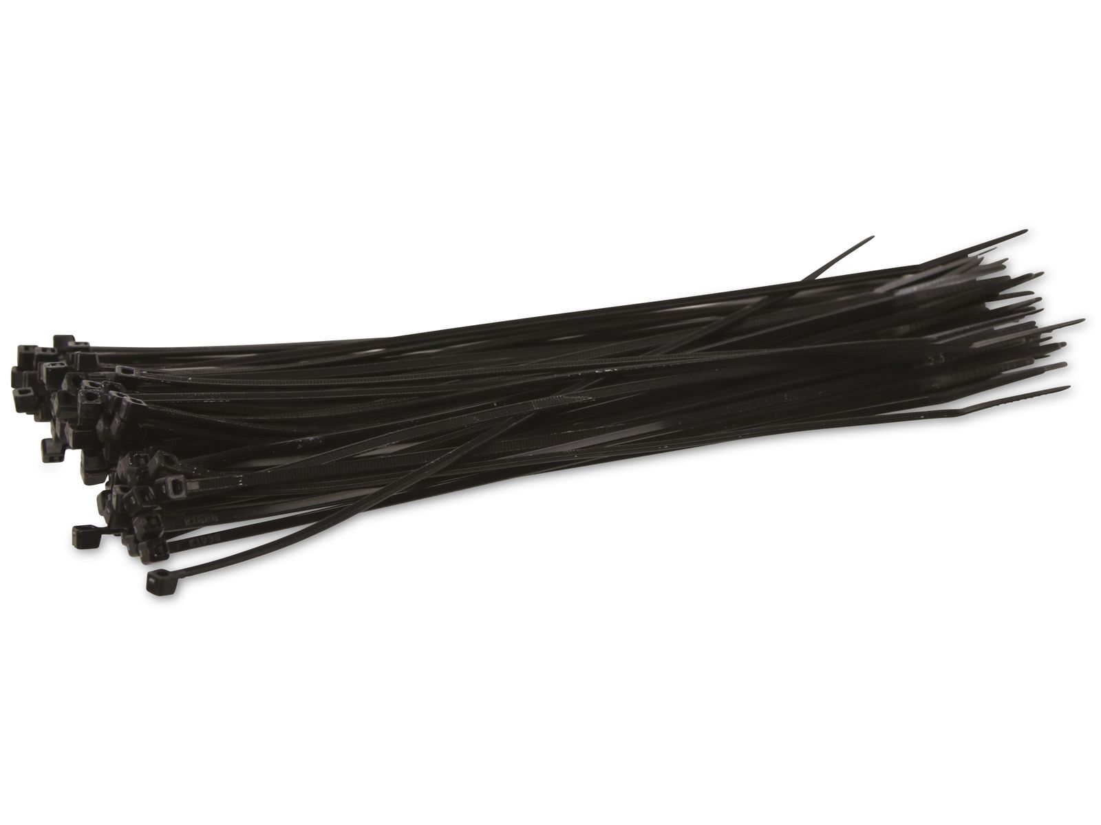 KSS Kabelbinder-Sortiment Polyamid 6.6, schwarz, 203x2,5, UV-beständig, 100 Stück von KSS