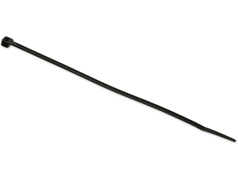 KSS Kabelbinder-Sortiment Polyamid 6.6, schwarz, 203x4,6, UV-beständig, 100 Stück von KSS