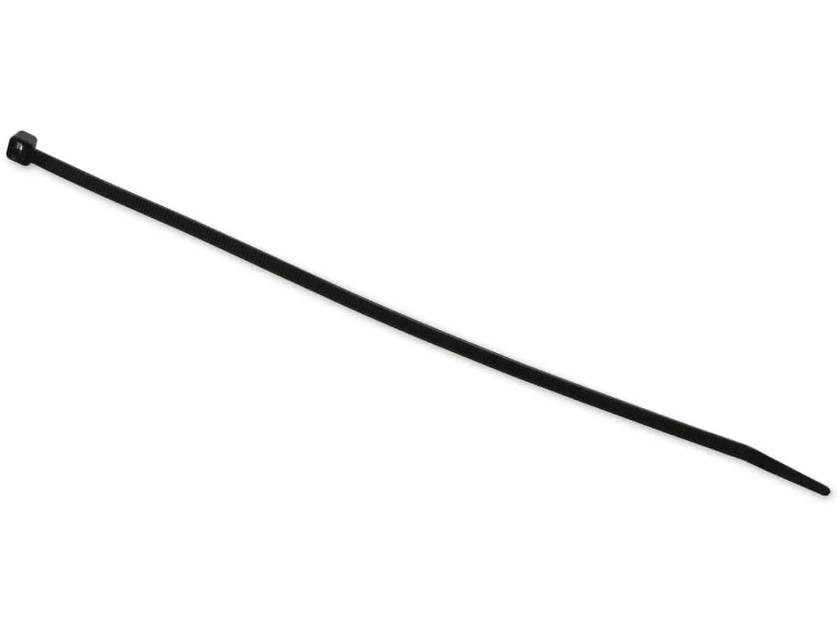 KSS Kabelbinder-Sortiment Polyamid 6.6, schwarz, 280x7,6, UV-beständig, 100 Stück von KSS