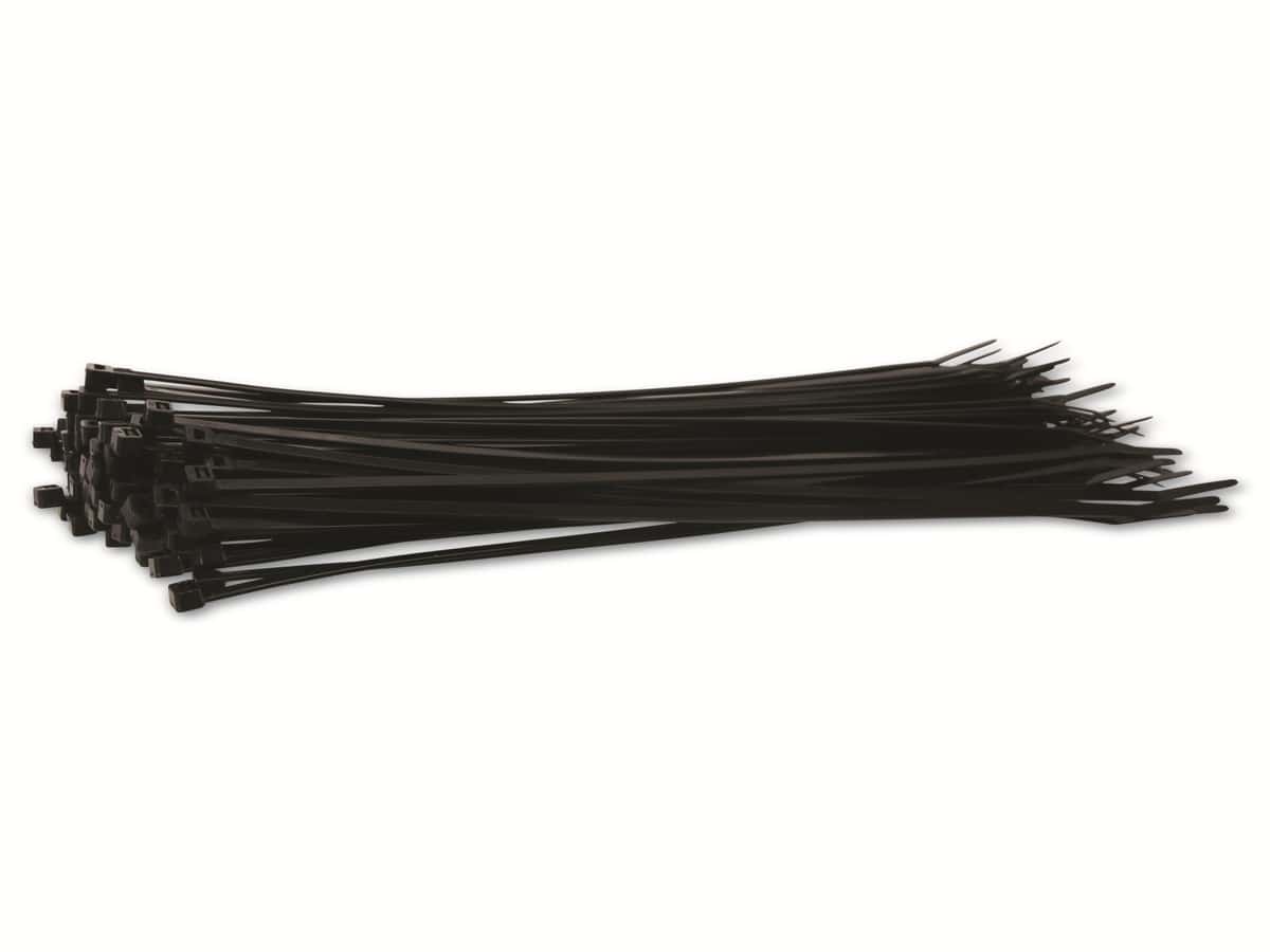 KSS Kabelbinder-Sortiment Polyamid 6.6, schwarz, 380x6,4, UV-beständig, 100 Stück KSS Kabelbinder-Sortiment Polyamid 6.6, schwarz, 380x6,4, UV-beständig, 100 Stück von KSS