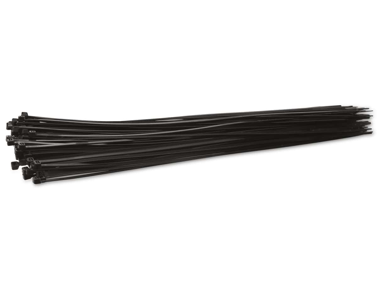 KSS Kabelbinder-Sortiment Polyamid 6.6, schwarz, 385x4,8, UV-beständig, 100 Stück KSS Kabelbinder-Sortiment Polyamid 6.6, schwarz, 385x4,8, UV-beständig, 100 Stück von KSS
