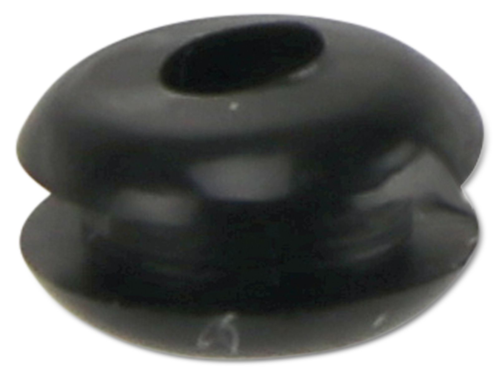 KSS Kabeldurchführungstülle PVC weich, schwarz, Plattenstärke 1,7, Loch-Ø 3, geschlossen, 1 Stück von KSS