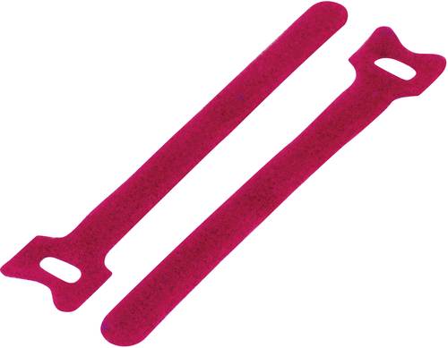 KSS MGT-240RD Klettkabelbinder zum Bündeln Haft- und Flauschteil (L x B) 240mm x 16mm Rot von KSS