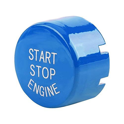KSTE Auto-Motor-One-Button-Startknopf Compatible with F30 G/F Disk-Bottom mit Start & Stop (blau) von KSTE