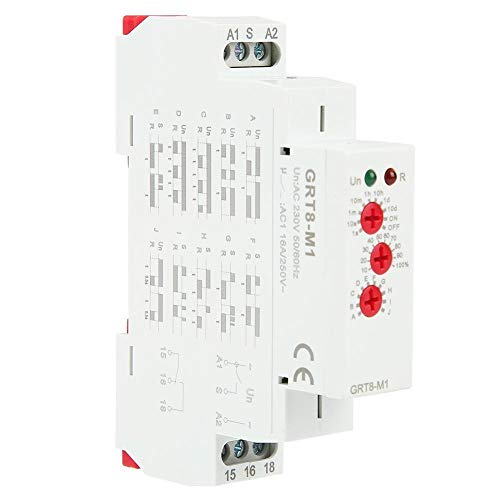 KSTE GRT8-M1 Multifunktions Verzögerung Zeitrelais mit 10 Funktionen DIN-Schienen-Montage AC 220 V KSTE GRT8-M1 Multifunktions Verzögerung Zeitrelais mit 10 Funktionen DIN-Schienen-Montage AC 220 V von KSTE