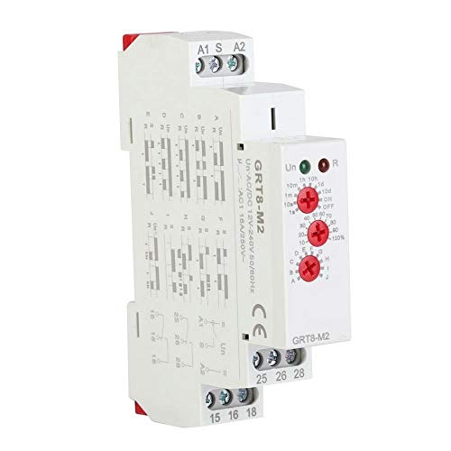 KSTE GRT8-M2 Multifunktions Verzögerung Zeitrelais mit 10 Funktionen DIN-Schienen-Montage AC/DC 12V-240V KSTE GRT8-M2 Multifunktions Verzögerung Zeitrelais mit 10 Funktionen DIN-Schienen-Montage AC/DC 12V-240V von KSTE