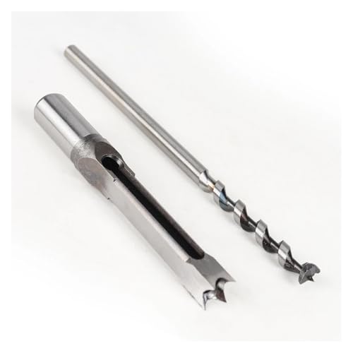 KSeSii 1 Stück 6–25 mm HSS-Twist-Vierkantlochbohrer, Schneckenbohrer, Stemmmeißel, verlängerte Säge for Holzbearbeitungswerkzeuge(25mm) von KSeSii