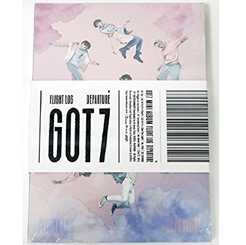 Got7 - [FLIGHT LOG: ABFAHRT] 5. Mini Album Rose Quartz Ver. CD + 100p Fotobuch + Foto-Karte + Foto Ticket + Departure-Karte K-POP Sealed von KT MUSIC