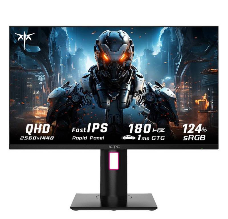 KTC H27T22 Gaming-Monitor (2560×1440 px, 1 ms Reaktionszeit, 180 Hz, 27-Zoll 2560x1440 QHD 180Hz Fast IPS 1ms Reaktionszeit 100% sRGB) von KTC