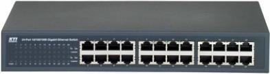 KTI Networks KGS-124 RJ-45 TP ports: 24x shielded 10/100/1000 Mbps. RJ45 ports: 24 Kgs-124 gbit l2 switch 24 prt (KGS-124) von KTI NETWORKS