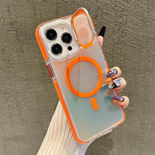 KTUCN Hybrid-Stoßfänger für magnetische Handyhülle für iPhone 16 15 14 Plus 13 12 11 Pro Max Objektivschutzhalter Ständerabdeckung, orange, für iPhone 15 ProMax KTUCN Hybrid-Stoßfänger für magnetische Handyhülle für iPhone 16 15 14 Plus 13 12 11 Pro Max Objektivschutzhalter Ständerabdeckung, orange, für iPhone 15 ProMax von KTUCN