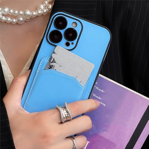 KTUCN Leder-Geldbörse mit Kartenhalter, Handyhülle für iPhone 16 15 14 13 12 11 Pro Max, Glaslinse, Kameraschutzhülle, Blau, für iPhone 12Pro KTUCN Leder-Geldbörse mit Kartenhalter, Handyhülle für iPhone 16 15 14 13 12 11 Pro Max, Glaslinse, Kameraschutzhülle, Blau, für iPhone 12Pro von KTUCN