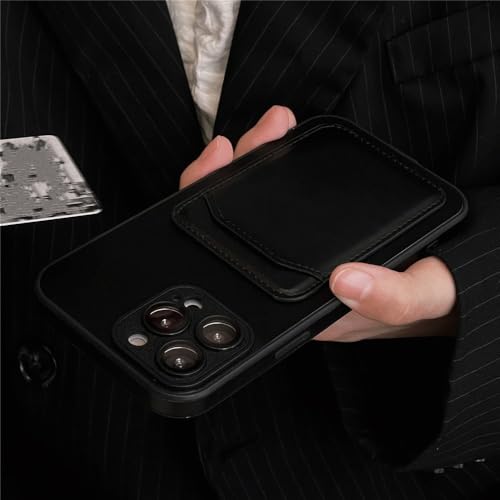 KTUCN Leder-Geldbörse mit Kartenhalter, Handyhülle für iPhone 16 15 14 13 12 11 Pro Max, Glaslinse, Kameraschutzhülle, Schwarz, Für iPhone 15 Plus KTUCN Leder-Geldbörse mit Kartenhalter, Handyhülle für iPhone 16 15 14 13 12 11 Pro Max, Glaslinse, Kameraschutzhülle, Schwarz, Für iPhone 15 Plus von KTUCN