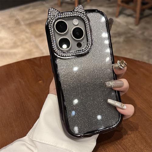 KTUCN Niedliche Cartoon-Beschichtung, glitzernde Diamant-Handyhülle für iPhone 15 14 13 12 16 Pro Max, stoßfeste Farbverlaufshülle, Schwarz, für iPhone 15 Pro KTUCN Niedliche Cartoon-Beschichtung, glitzernde Diamant-Handyhülle für iPhone 15 14 13 12 16 Pro Max, stoßfeste Farbverlaufshülle, Schwarz, für iPhone 15 Pro von KTUCN
