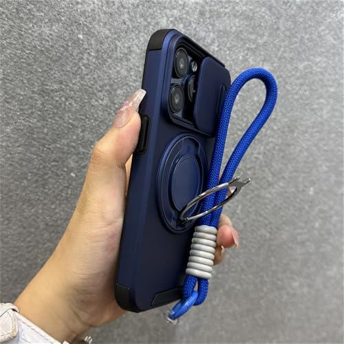 KTUCN Slide Camera Protection Magnethalterung Ständer Handgelenksschlaufe Hülle für iPhone 16 11 12 13 14 15 Pro Max Plus Hüllen, Marineblau, für iPhone 11 ProMax KTUCN Slide Camera Protection Magnethalterung Ständer Handgelenksschlaufe Hülle für iPhone 16 11 12 13 14 15 Pro Max Plus Hüllen, Marineblau, für iPhone 11 ProMax von KTUCN