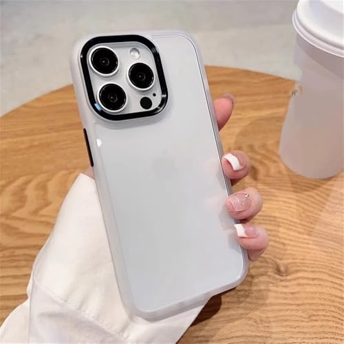 KTUCN Transparente Handyhülle für iPhone 11 12 13 14 15 16 Pro Max Plus, stoßfeste Stoßstangenhülle, transparent, für iPhone 13 von KTUCN