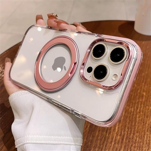 KTUCN Transparente magnetische Handyhülle für kabellose Ladestation, für iPhone 15 12 13 14 16 Pro Max, Harte Acrylabdeckung, Pink, für iPhone 13 KTUCN Transparente magnetische Handyhülle für kabellose Ladestation, für iPhone 15 12 13 14 16 Pro Max, Harte Acrylabdeckung, Pink, für iPhone 13 von KTUCN