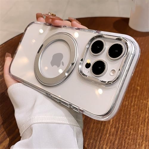 KTUCN Transparente magnetische Handyhülle für kabellose Ladestation, für iPhone 15 12 13 14 16 Pro Max, Harte Acrylabdeckung, weiß, für iPhone 15 ProMax KTUCN Transparente magnetische Handyhülle für kabellose Ladestation, für iPhone 15 12 13 14 16 Pro Max, Harte Acrylabdeckung, weiß, für iPhone 15 ProMax von KTUCN