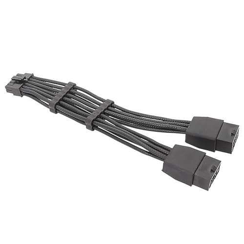 KUAIYIJU PCIe5.0 2X 8Pin (6+2P) Auf 12Pin Grafikkarten Netzteilkabel Für ATX8PIN RTX3080 RTX3090 Netzteil Kabelmanagement von KUAIYIJU