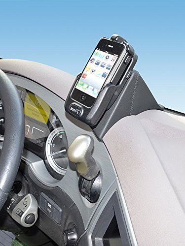 KUDA Handyhalterung passend für DAF XF 106 ab 2013 & New XF - Telefonkonsole für Smartphones, Handys, Navi und mehr – Kunstlederkonsole, schwarz, 1145 von KUDA