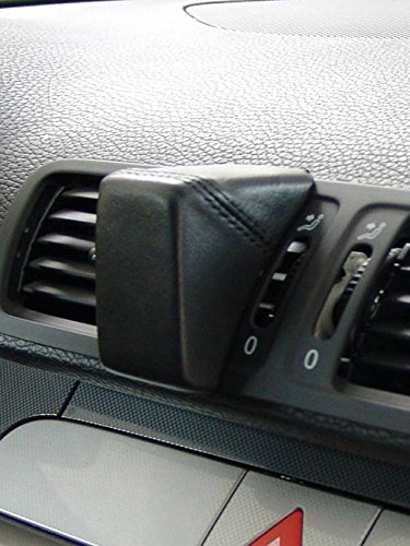 KUDA Handyhalterung passend für VW Passat (B6 (3C)) ab 03/2005 bis 2010 / Passat CC - Telefonkonsole für Smartphones, Handys, Navi und mehr - Kunstlederkonsole, schwarz, 296545 von KUDA